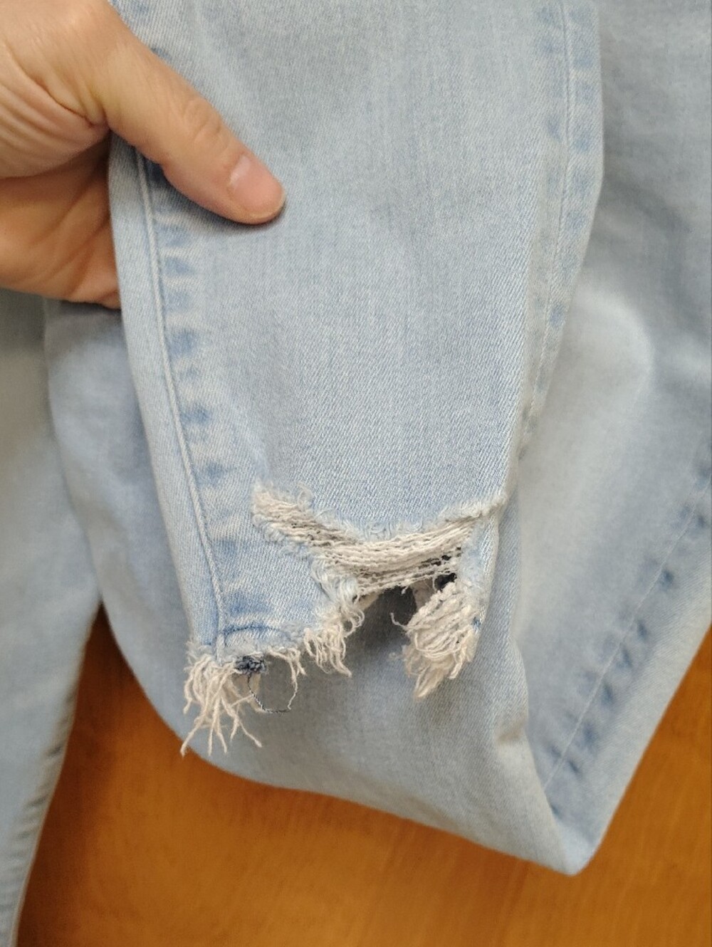 American Eagle Outfitters Light Blue Hi Rise Jegging - Picture 8 of 15